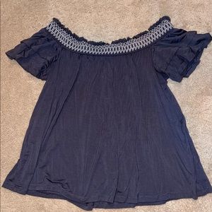 Soft and Sexy off the shoulder American Eagle Top